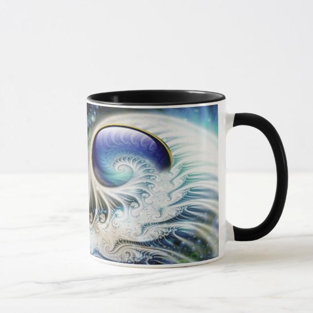 Abstract fractal fantasy mug (Right)