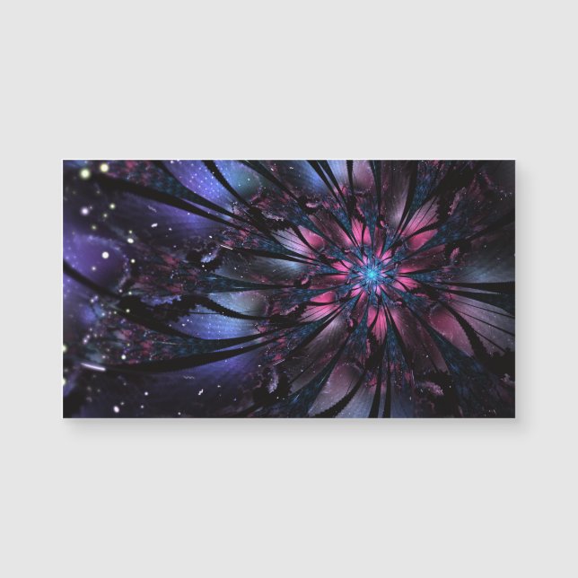 Abstract fractal flower design.  (Front)