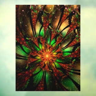 Abstract fractal flower design.