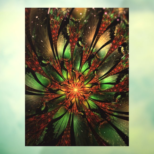Abstract fractal flower design.  (Sheet 3)