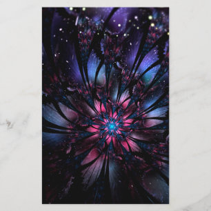 Abstract fractal flower design.
