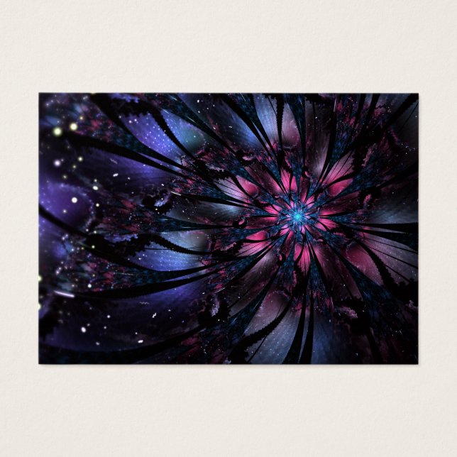 Abstract fractal flower design.  (Front)
