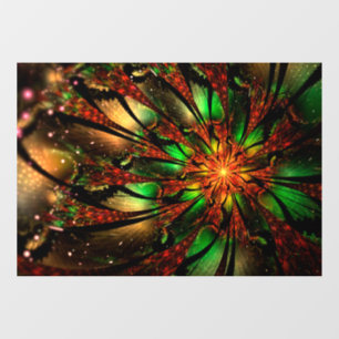 Abstract fractal flower design.