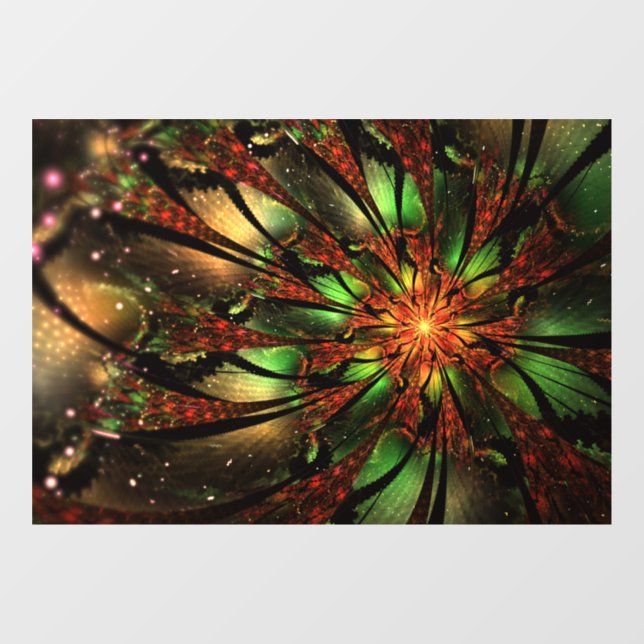Abstract fractal flower design.  (Sheet)