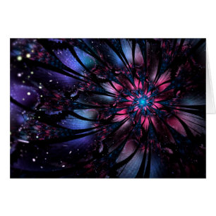 Abstract fractal flower design.