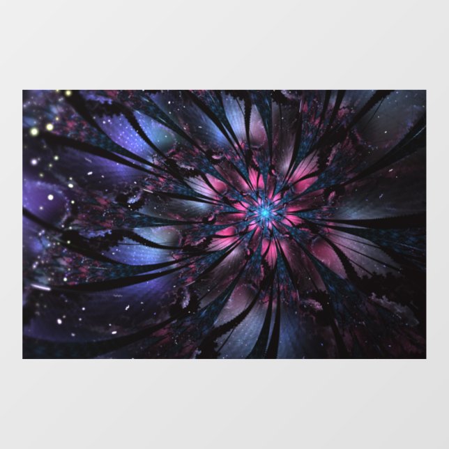 Abstract fractal flower design.  (Sheet)