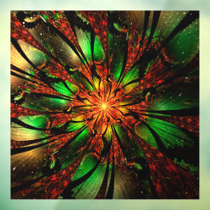 Abstract fractal flower design. 