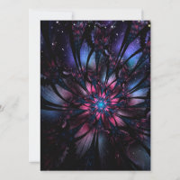 Abstract fractal flower design. 