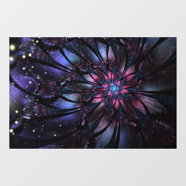 Abstract fractal flower design.  (Sheet)