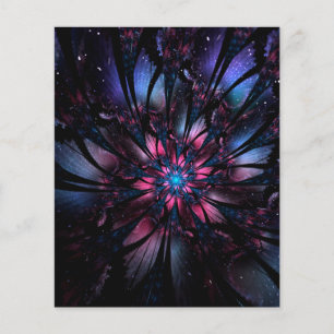 Abstract fractal flower design.