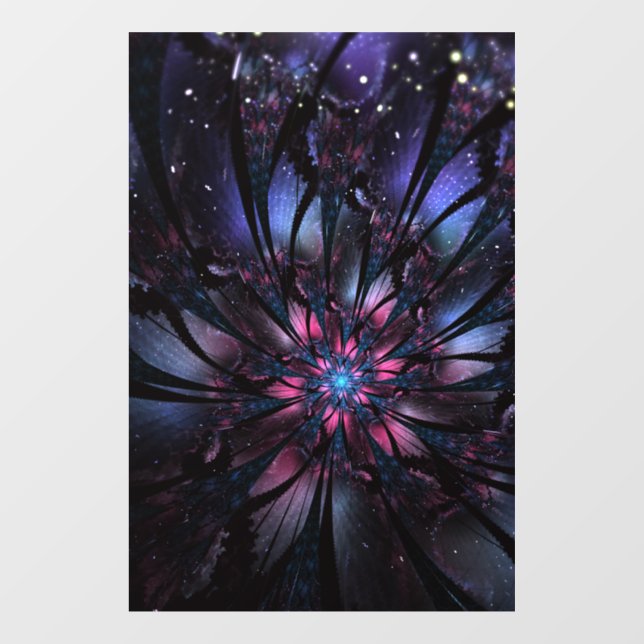 Abstract fractal flower design.  (Sheet)