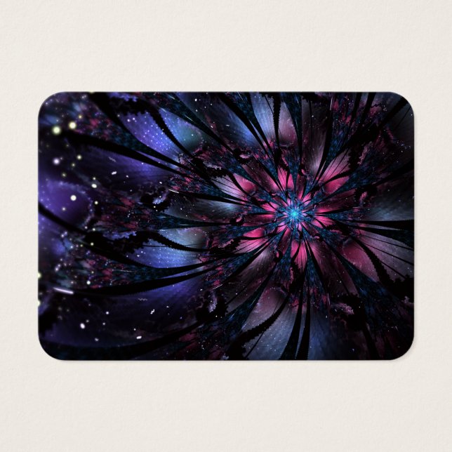 Abstract fractal flower design.  (Front)