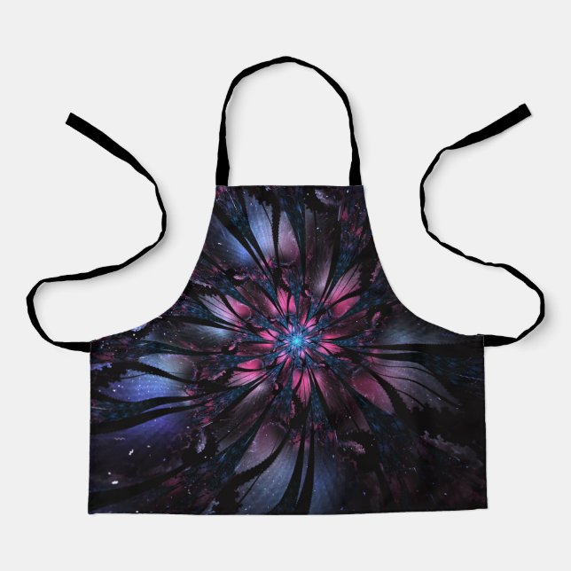 Abstract fractal flower design. apron (Front)