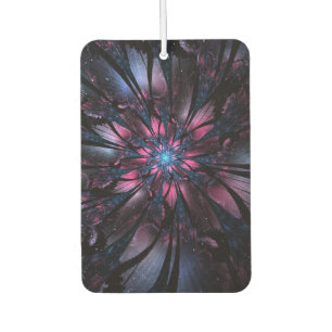 Abstract fractal flower design. car air freshener