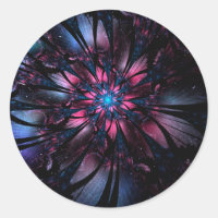Abstract fractal flower design.