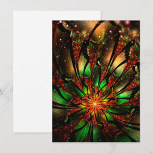 Abstract fractal flower design. cornhole set announcement