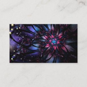 Abstract fractal flower design.   discount card
