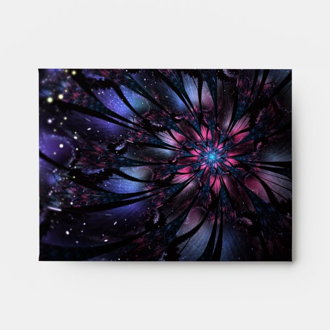 Abstract fractal flower design.  envelope (Front)