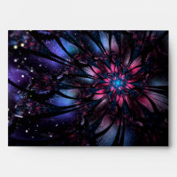 Abstract fractal flower design. 