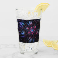 Abstract fractal flower design.