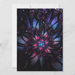 Abstract fractal flower design.  holiday card