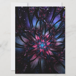Abstract fractal flower design.  holiday card