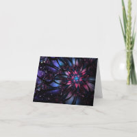 Abstract fractal flower design.
