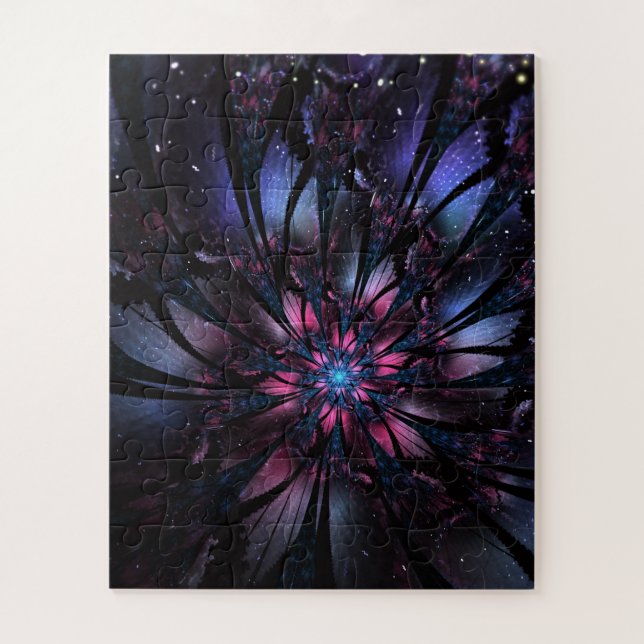 Abstract fractal flower design.  jigsaw puzzle (Vertical)