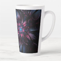 Abstract fractal flower design. 
