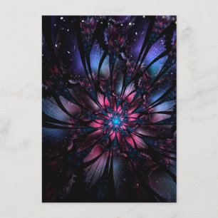 Abstract fractal flower design. menu