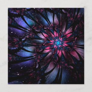 Abstract fractal flower design. menu