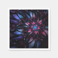 Abstract fractal flower design.