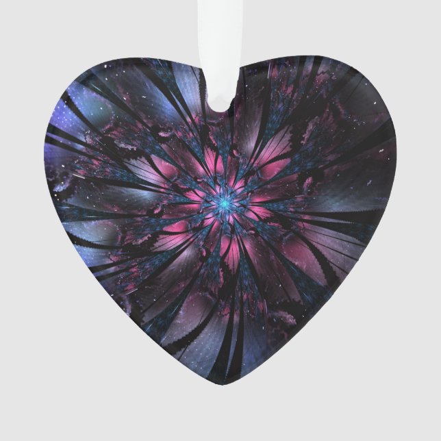 Abstract fractal flower design.   ornament (Front)