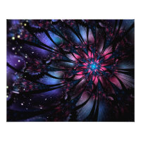 Abstract fractal flower design.