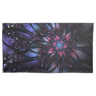 Abstract fractal flower design. pillowcase