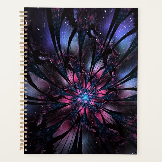 Abstract fractal flower design.  planner (Front)