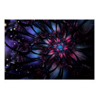 Abstract fractal flower design.