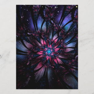 Abstract fractal flower design. program