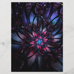 Abstract fractal flower design. program