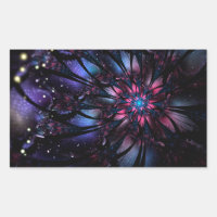 Abstract fractal flower design.