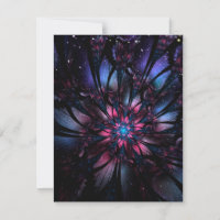 Abstract fractal flower design.