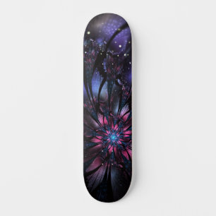 Abstract fractal flower design.  skateboard