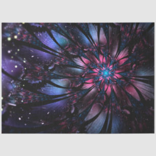 Abstract fractal flower design. tissue paper