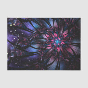 Abstract fractal flower design. tissue paper