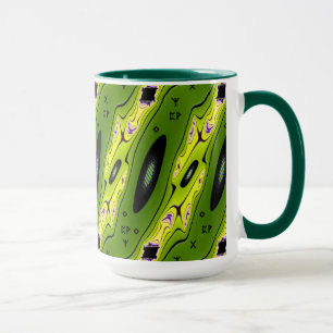 Abstract Fractal Geometric Modern Art Mug
