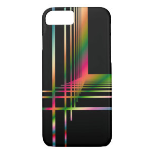 Abstract Fractal Lines and Crosses iPhone 8/7 Case