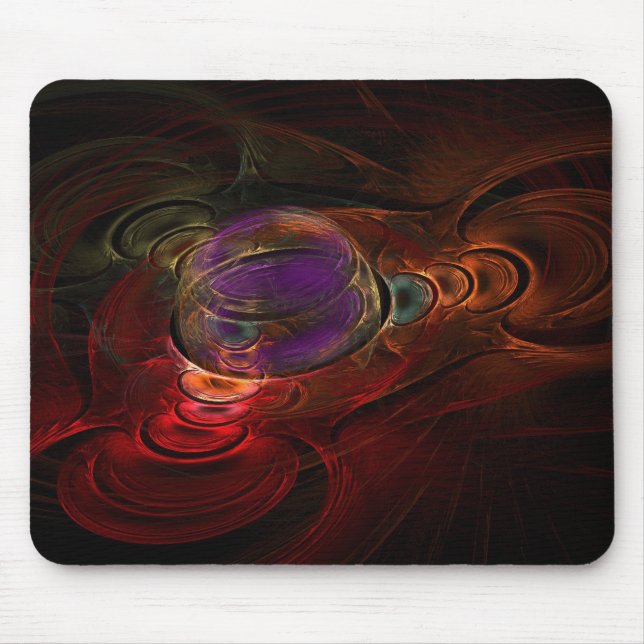 Abstract Fractal Mouse Pad (Front)