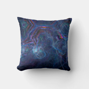 Abstract Fractal Nebula and Geometric Morph Cushion