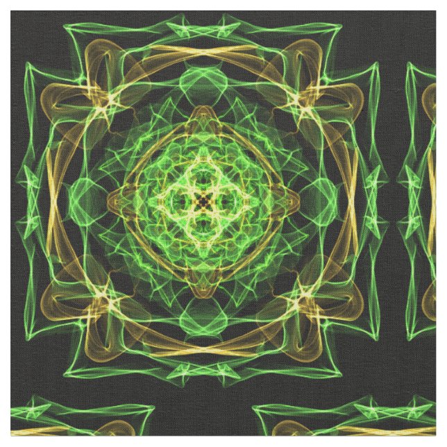 abstract fractal pattern fabric (Close Up)