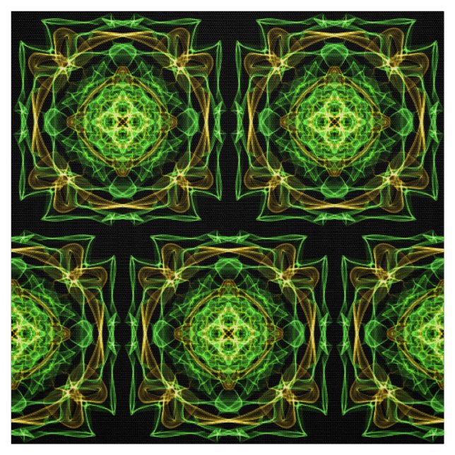 abstract fractal pattern fabric (Swatch)